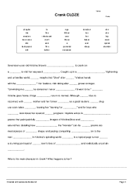 This means having the ability to explain how an author supports his or her main ideas with specific reasons or. Shared Cloze Test Worksheet Worksheets