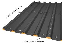 Querstoss Von Trapezblech Munker Direkt Www Trapezblech Muenker Com