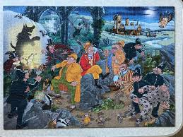 With plenty of variations and some styles exclusive to the works, there's plenty to choose from. Wasgij Solution Mystery 14 The Hound Of The Wasgijville Jigsaw Puzzles Painting Art