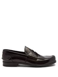 Classic Leather Loafers In Black