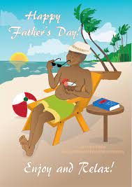 Happy father's day to you my dear. Father S Day Man By The Beach With A Tropical Cocktail And Sunglasse Card Happy Father Day Quotes Happy Fathers Day Images Fathers Day Wishes