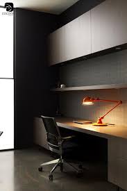 A Great Option For The Neat Freaks This Decor May Not Have 50 But Around 4 5 Shades Of Grey To Add To Its El Home Office Design Office Interiors Office Design