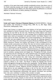 Why study at university of london international programmes. Society And Cosmos Chewong Of Peninsular Malaysia By Signe Howell Chicago And London The University Of Chicago Press 1989 Pp Xx 294 Maps Tables Illustrations Bibliography Index Journal Of Southeast Asian