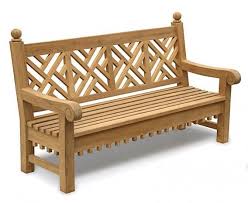 Chiswick Teak 6ft Chippendale Garden Bench Lattice Bench Chiswick Teak 6ft Chippendale Garden Bench Be Teak Garden Bench Wooden Garden Benches Garden Bench