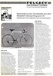 Peugeot 1976 Germany Brochures