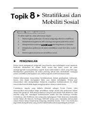 Semua ini akan menggerakkan mobiliti sosial setiap individu dalam masyarakatnya. 35414834 Kajian Sosial Stratifikasi Dan Mobiliti Sosial 1 Pdf Topik 8 X Stratifikasi Dan Mobiliti Sosial Hasil Pembelajaran Di Akhir Topik Ini Anda Course Hero