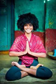 Yoga Full Lotus Posture With Hands In Anjali Mudra Saluation Seal Black Girl Yoga Yoga Photos Yoga Photography