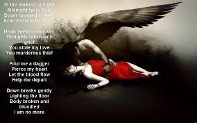 Christin S Poems About Love And Life Midnight Tears Gothic Angel Angel Wallpaper Angel Art