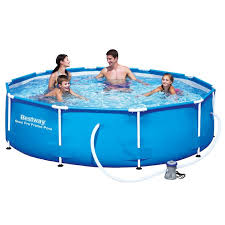 10ft Steel Pro Max Round Pool Set Above Ground Swimming Pools Pool Swimming Pools