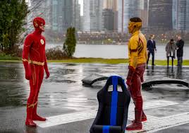 L'équipe rencontre un autre meta bus, nommé izzy (aka the fiddler), qui a la capacité de manipuler le son; The Flash Season 6 Episode 14 Review Death Of The Speed Force Tv Fanatic