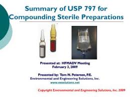 rundown of usp 797 for compounding sterile preparations