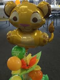 Lion king safari theme baby shower invitations. Baby Shower Simba Balloon By Kittycattsubaki On Deviantart