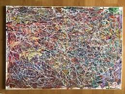 It's a window into the artist's creative process to help you understand the artist's vision geometric lines meet a tangent of the utmost simplicity, and forms deliberately lack expressive content. Jackson Pollock Style Large Expressive Original Canvas Painting Modern Art Ebay