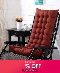 48 125 8cm Sun Lounger Garden Furniture Patio Recliner Chairs Relaxer Pad Cushion In 2020 Patio Cushions Cushions On Sofa Chair Cushions
