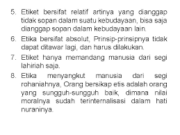 Etika disini berkaitan dengan dengan kebiasaan hidup yang baik kepada orang lain maupun etika di. Pengertian Dari Etika Menurut Terminologi Bahasa Etika Banyak