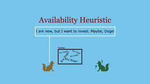 One of these heuristics is the availability heuristic. Availability Heuristic Nick Is A Bad Boy I Saw Him Steal A By Arjun May 2021 Medium