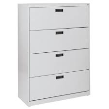 12 locations across usa, canada and mexico for fast delivery of file cabinets. Sandusky 400 Series 50 5 In H X 30 In W X 18 In D Dove Grey 4 Drawer Lateral File Cabinet E204l 05 The Home Depot