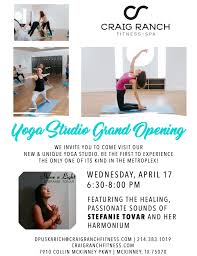 We are a craft beer and wine bar in the heart of downtown del rio. Yoga Studio Grand Opening Mckinney Online Mckinney Tx