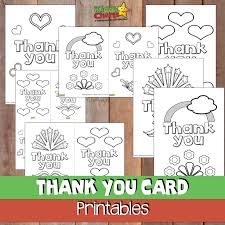 When to send thank you cards. Thank You Cards Free Printable 52kindweeks Kiddycharts