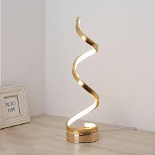 $5.00 coupon applied at checkout save $5.00 with coupon. Buy Modern Spiral Led Table Lamp 20w Smart Dimmable Curved Desk Lamp Contemporary Minimalist Design Book At Affordable Prices Free Shipping Real Reviews With Photos Joom