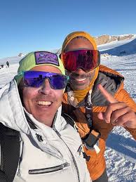 Found this awesome photo of Tariq and I in Antarctica