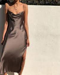 Summer Dresses Modest Outfits Brown Slip Dress Fashion Fashion Clothes Women