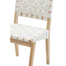 Woven Solid Manufactured Wood Solid Wood Side Chair In Beige In 2020 Dining Chairs Wood Side Chair Oak Dining Chairs
