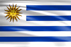 Hier können sie uruguayische fahnen. Flagge Uruguay Wagrati