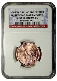 Maybe you would like to learn more about one of these? Presidential Error Coins George Washington 1 Coin Ngc