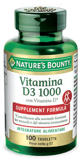 3 cosa mangiare in caso di carenza di vitamina d. Nature S Bounty Vitamina D3 1000 Sistema Immunitario Compra Online