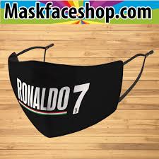 A cristiano ronaldo brace sends juventus 4 points clear at the top of the table. Cristiano Ronaldo Juventus Fc Face Mask Pansy Tee Shops