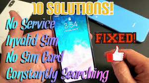 You can simply go to the settings and enter the current pin of your sim card. Iphone X Xs Xr Sim Card Issues No Service Constantly Searching Invalid Sim No Sim Card Fixed Youtube