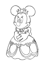 Princess Minnie Mouse Coloring Page Download Print Online Coloring Pages For Free Color Nimbus Arlequina Desenho Bichinho De Pelucia Desenhos
