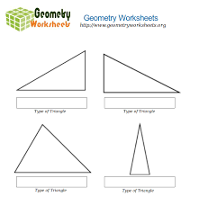 Then, they must determine what type of triangle that is, and draw it in the space provided. Three Types Of Triangles Worksheets 99worksheets