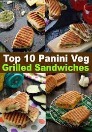 This cinnamon toast panini is filled with sweetness and can be topped off perfectly with a scoop of ice. Top 10 Vegetarian Panini Recipes Grilled Panini Sandwiches Tarladalal Com