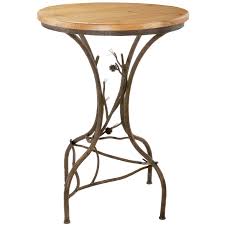Maybe you would like to learn more about one of these? Wrought Iron Counter Height Table With 42 Round Top Rustic Pine