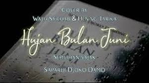 Buku berisi 102 sajak indah yang tertulis dari tahun 1959 sampai 1994 oleh sapardi djoko damono pujangga indonesia. Hujan Bulan Juni Sepilihan Sajak Karya Sapardi Djoko Damono Youtube