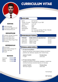 Contoh Cv Lamaran Kerja Kreatif Dan Menarik 22 Riwayat Hidup Pendidikan Kerja