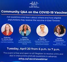 View physicians with the letter q at covenant health partners. East Toronto Health Partners Set To Host Community Webinar On Covid 19 Vaccine Beach Metro Community News