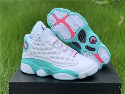 2020 Air Jordan 13 Retro Gs Aurora Green Uk Sale Online 439358 100 In 2020 Air Jordans Jordan 13 Jordans