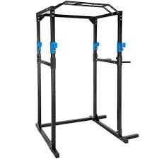Tectake Cage De Musculation Traction Squats Dips 4 Supports Pour Halteres 120 Cm X 142 5 Cm X 215 Cm Noir Prix Pas Cher Cdiscount