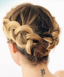 Easy braids for short hair. The Crown Braid Cheat For Seriously Short Hair 17 Ridiculously Pretty Ways To Wear Crown Braids Page 9