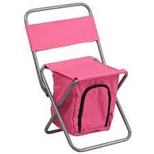 b home folding camping chair with insulated storage in pink folding camping chairs camping chairs camping chair