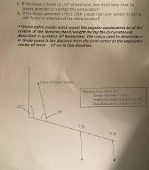 Three pounds is equivalent to one point three six one kilograms. Solved Curls A 75 Pound Dumbell Segmental Mass Of Hand F Chegg Com