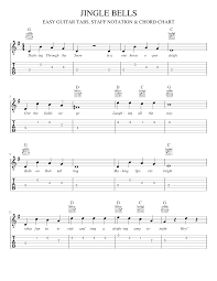Browse all alternative guitar sheet music. Jingle Bells Easy Guitar Tabs Staff Notation Chord Chart Sheet Music For Guitar Solo Musescore Com