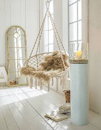 silla columpio colgante tendance deco chaises pivotantes balancoire chambre