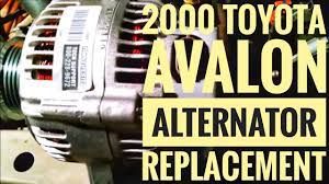 Last week while replacing the alternator. How To Replace The Alternator Of A 2000 Toyota Avalon Youtube