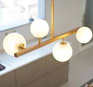 Modern Pendant Light Luxury Chandelier with Horizontal Pipe Suspension for  Kitchen