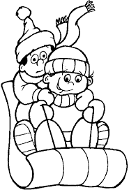 Winter Colouring Pages For Kids Riscos