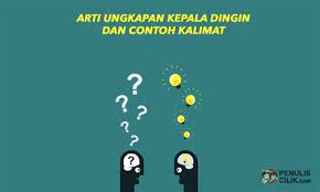 Didiemin, atau dibales sekedarnya aja? Download Contoh Kalimat Besar Kepala